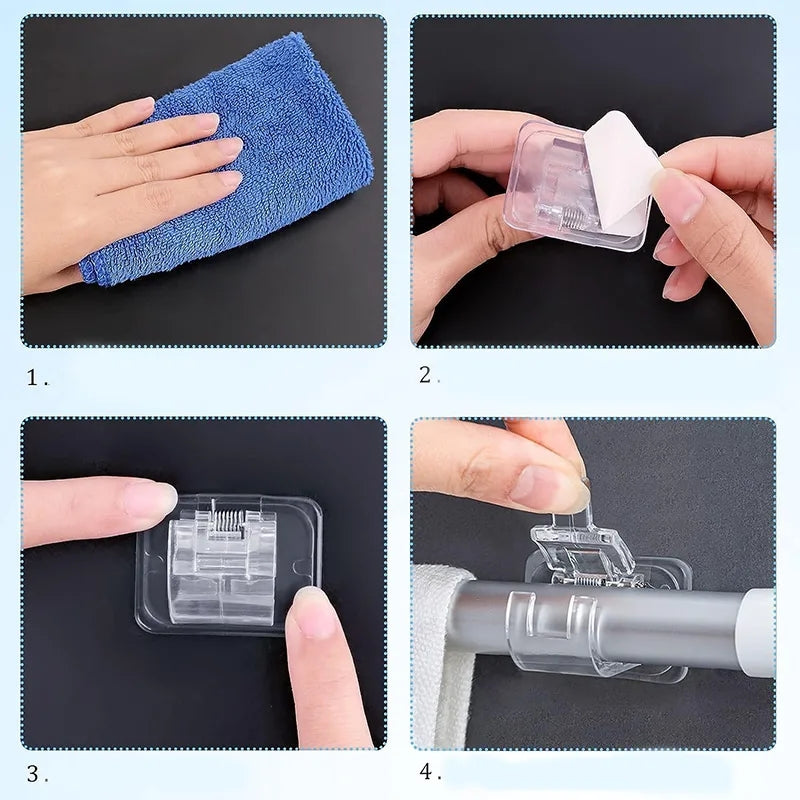 Ganci Adesivi Multifunzione per Bagno, Cucina, Casa