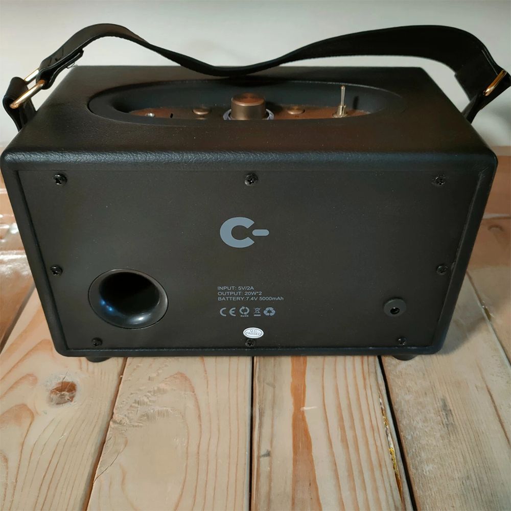 Cassa Bluetooth Portatile 40W Vintage