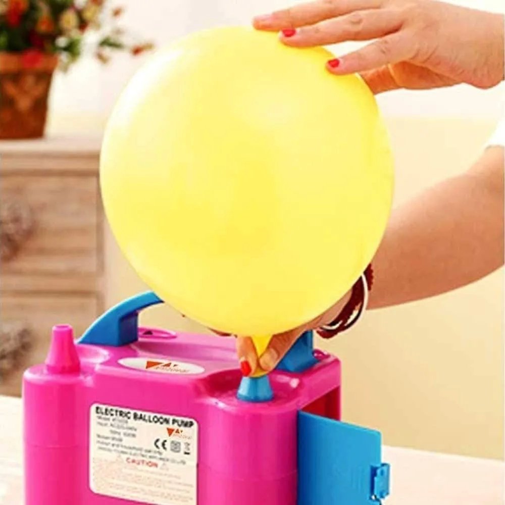 Macchina Elettrica Gonfia Palloncini Doppia Uscita 600W