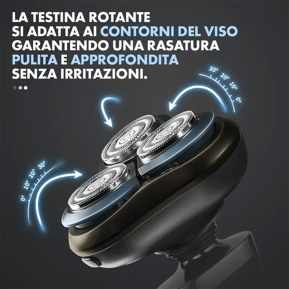 Rasoio Elettrico Multifunzione 3D Impermeabile