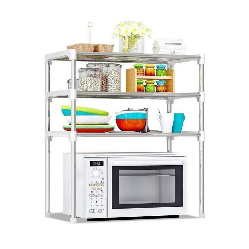 Scaffale Multiuso da Cucina a 3 Ripiani