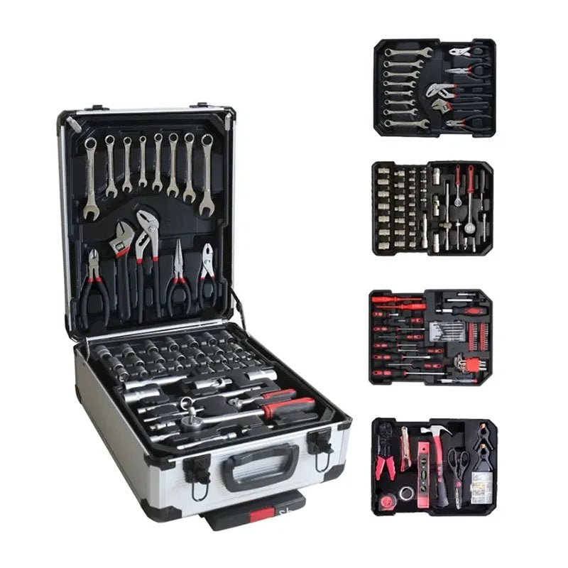 Set Attrezzi Meccanici Completo 326 Pezzi Valigia Alluminio
