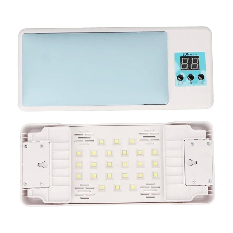 Lampada UV LED Professionale 120W per Unghie con Cuscino e Design Pieghevole