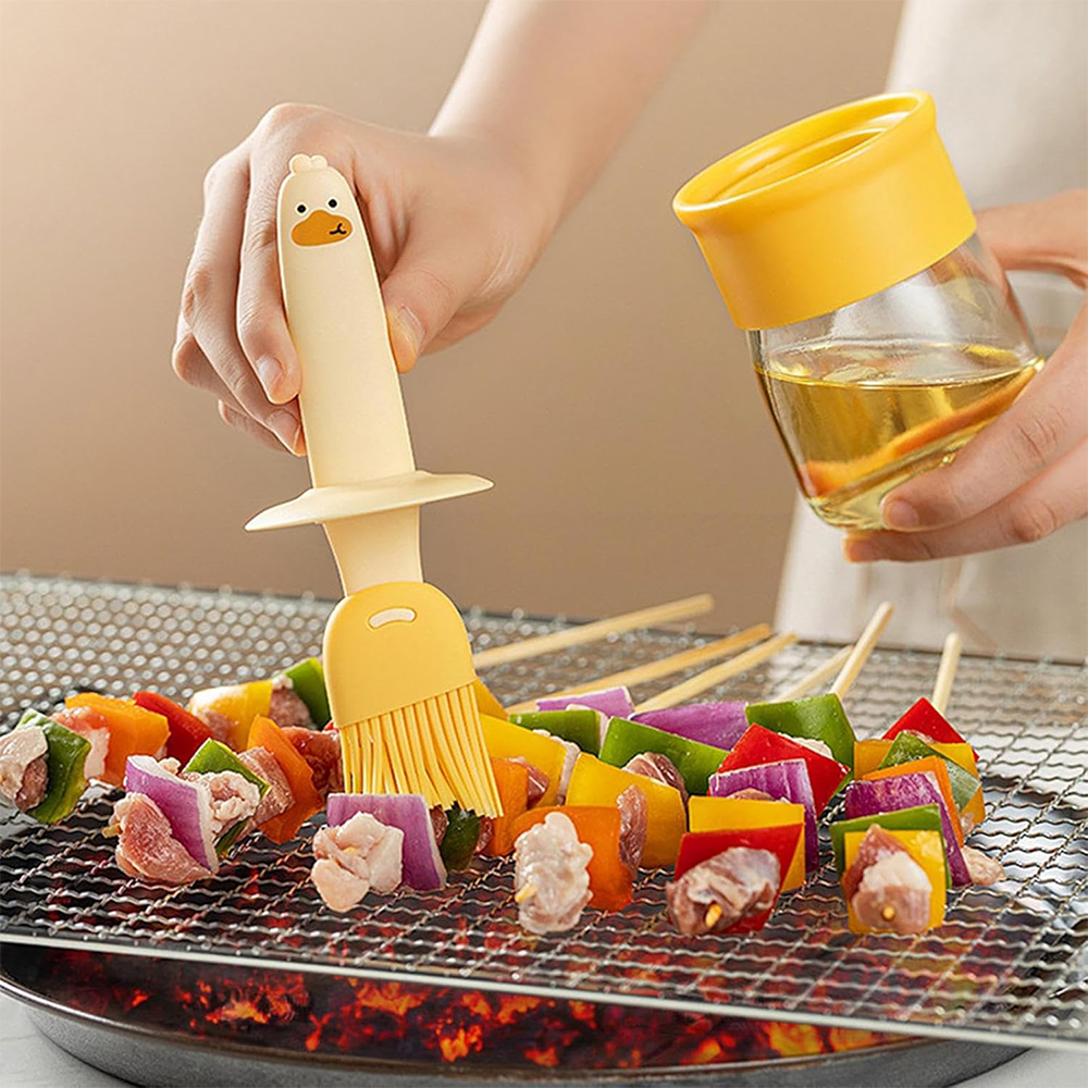 Dispenser Olio con Pennello in Silicone