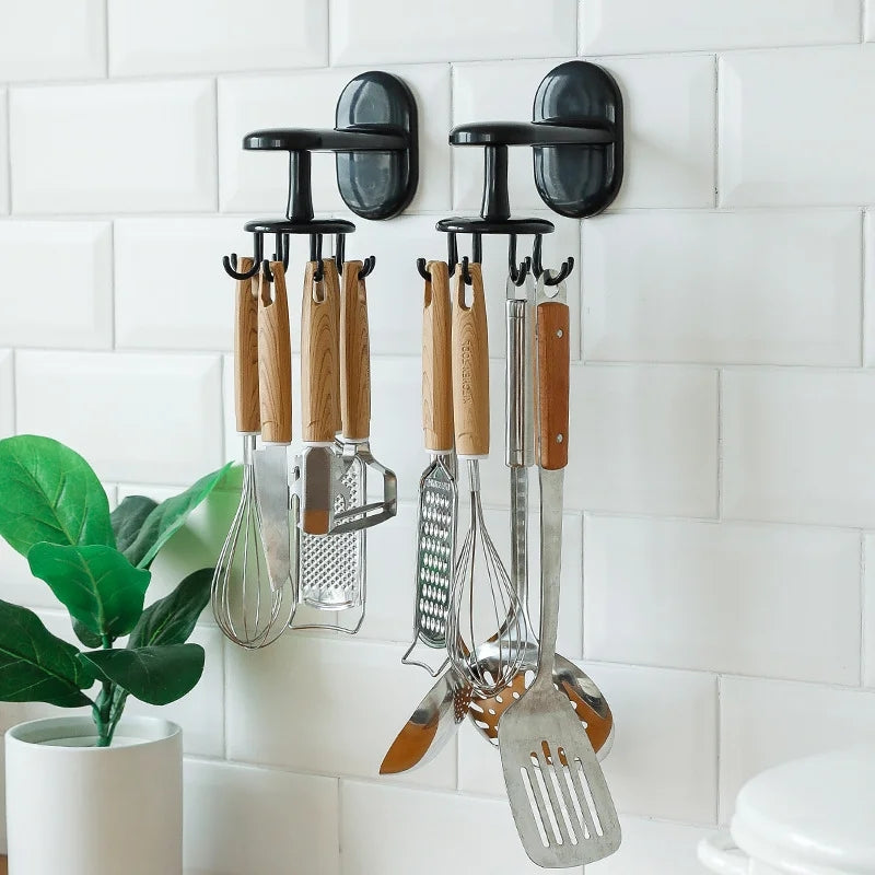 Gancio Adesivo Cucina Senza Fori – Porta Utensili da Parete Salvaspazio