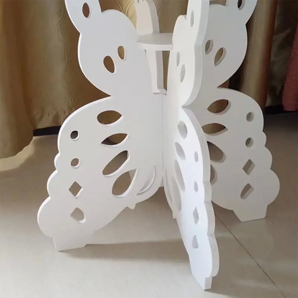 Tavolino a Forma di Farfalla con Portariviste