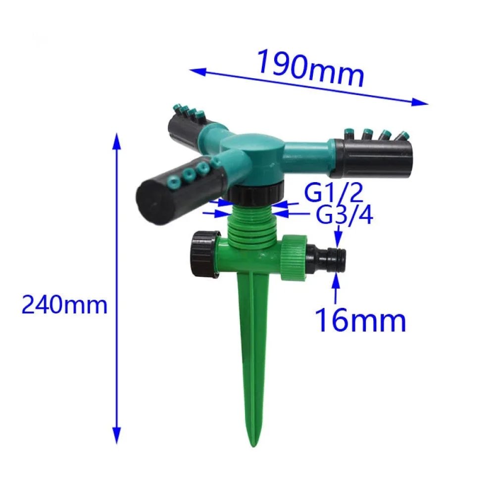Irrigatore Automatico da Giardino con Bracci e Ugelli
