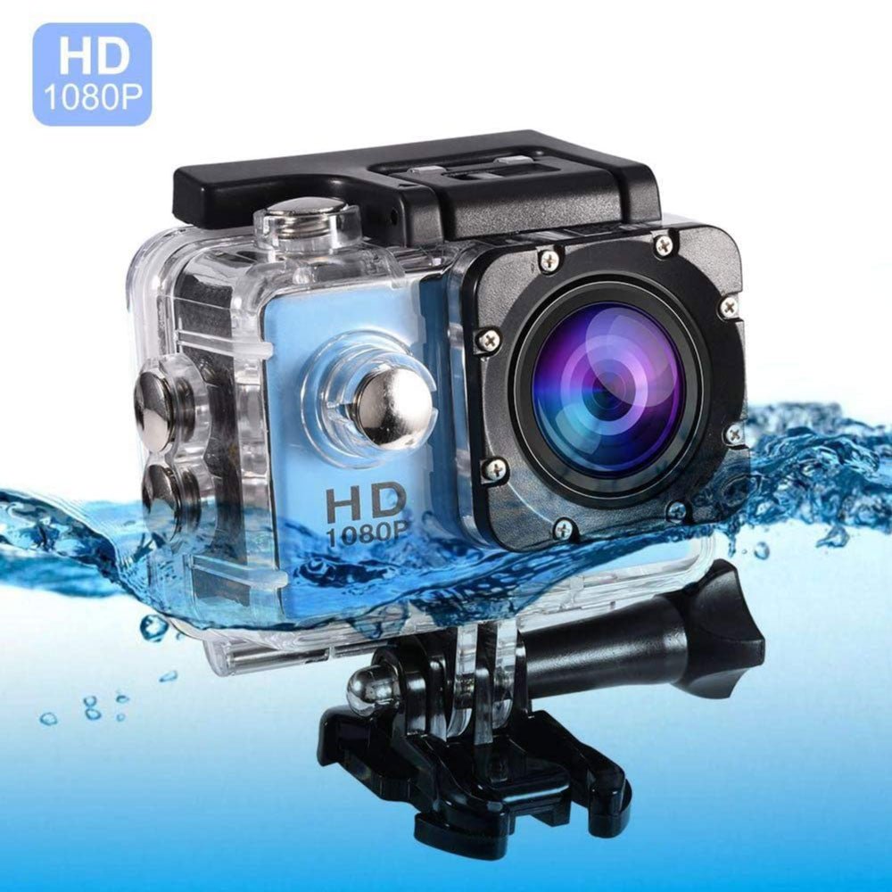 Action Camera Sportiva HD con Schermo Integrato