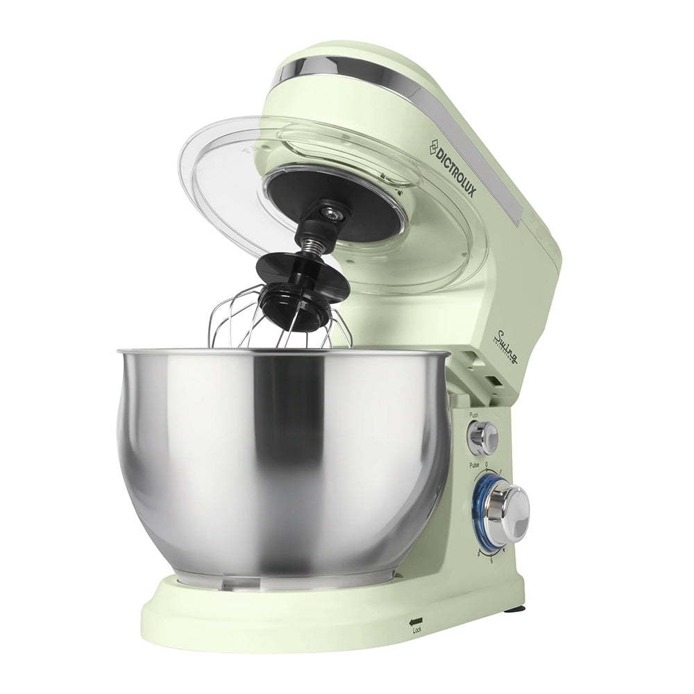 Impastatrice da Cucina Multifunzionale 1000W Ciotola 5L Gancio Frusta