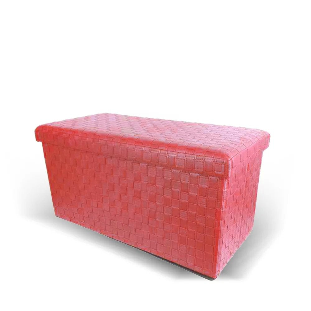 Pouf Moderno Panca Ottomana con Contenitore in Ecopelle