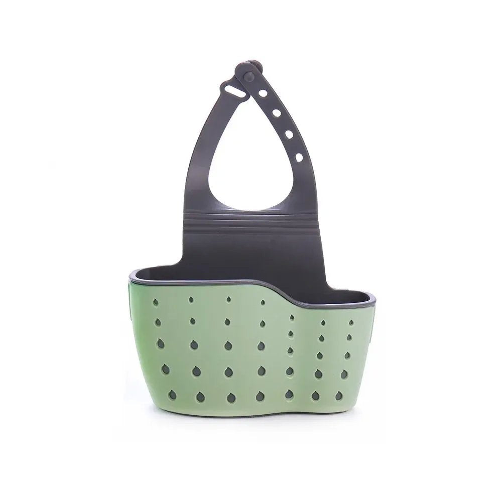 Organizer Portaspugna Cestello Regolabile per Lavabo