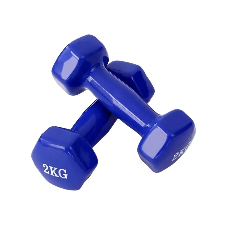 Manubrio in Vinile da 1 a 4 kg per Allenamento Muscolare e Tonificazione