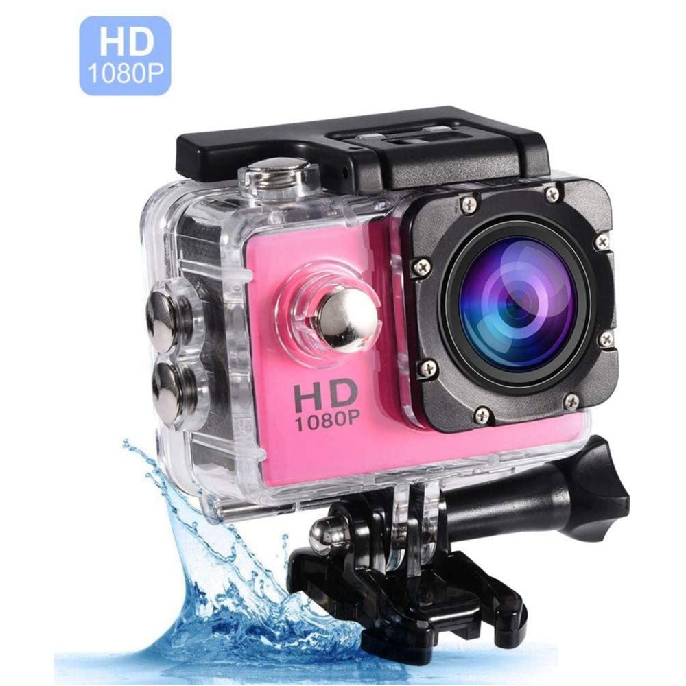 Action Camera Sportiva HD con Schermo Integrato