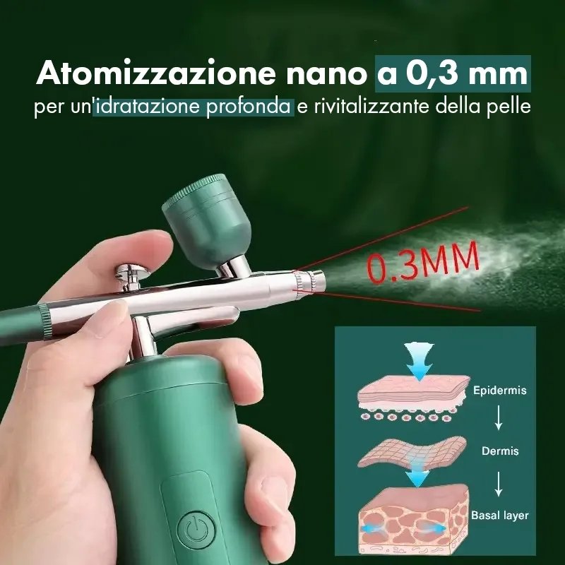 Compressore per aerografo multifunzione