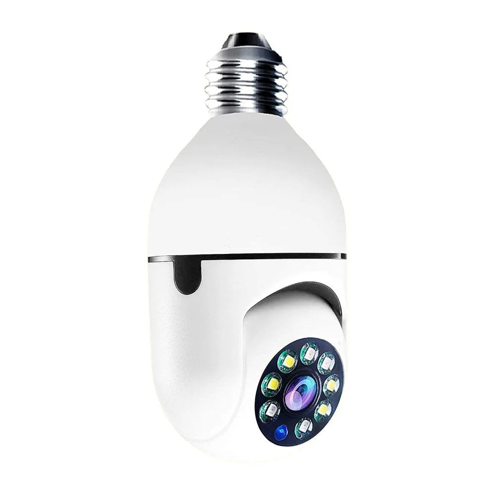 Telecamera Lampadina WiFi 1080p Visione 360° Audio Bidirezionale