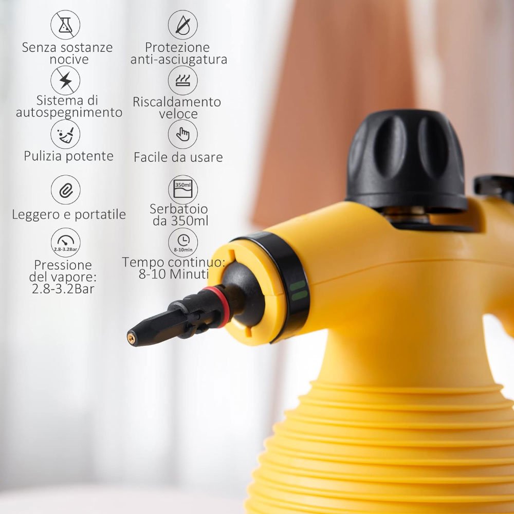 Idropulitrice a Vapore 900W