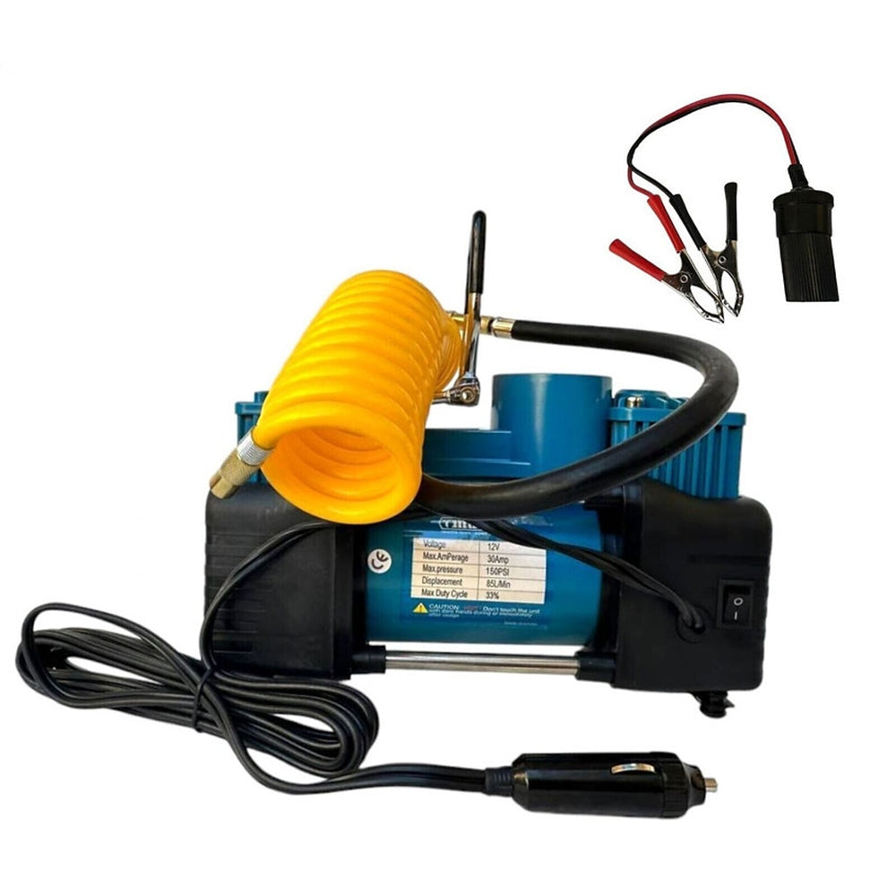 Compressore Doppio Cilindro Portatile 150 PSI con Valigetta