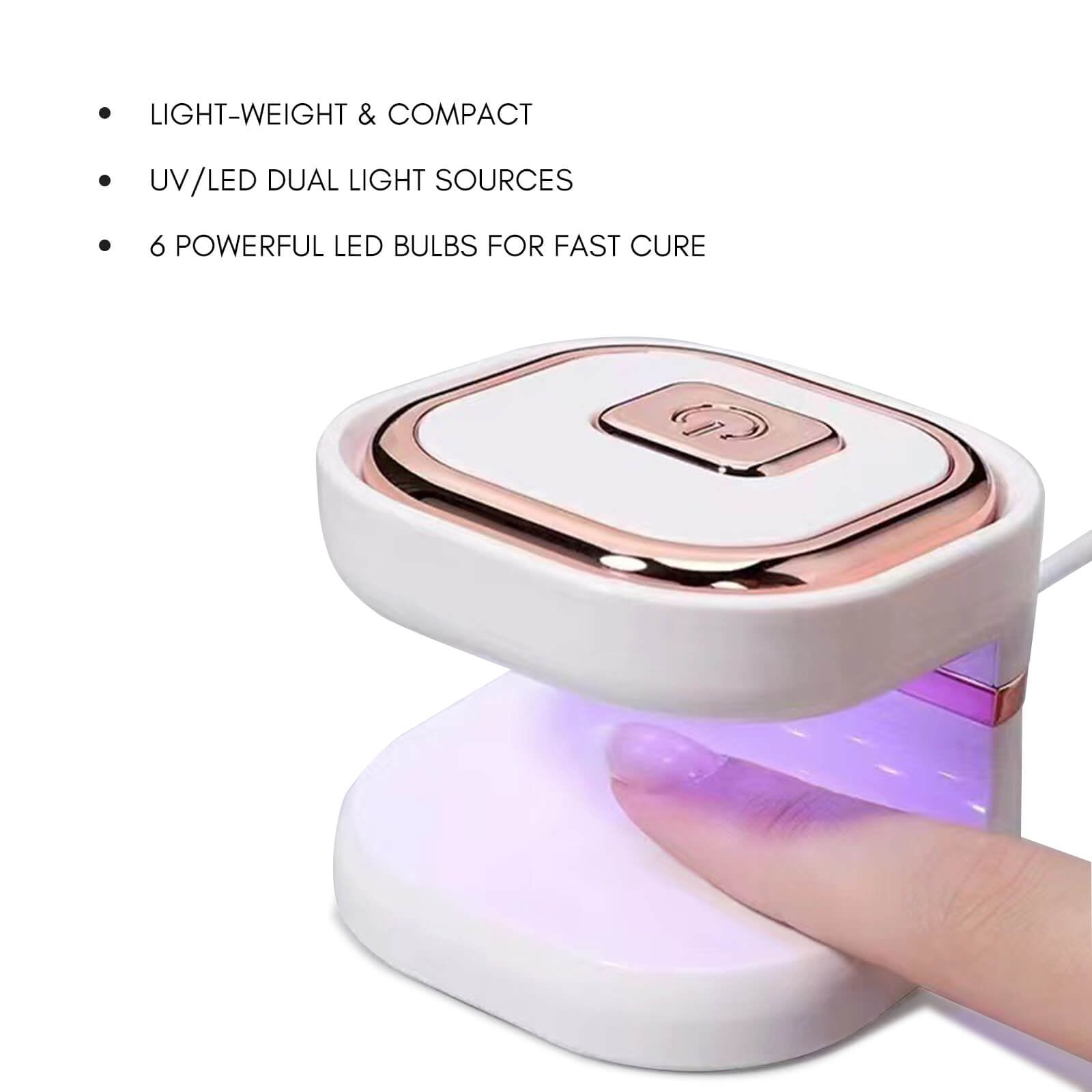 Lampada UV/LED per Unghie Compatta e Potente