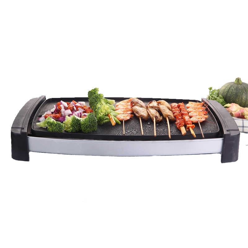 Griglia Elettrica 1200W Antiadherente – Piastra Removibile per Barbecue Indoor