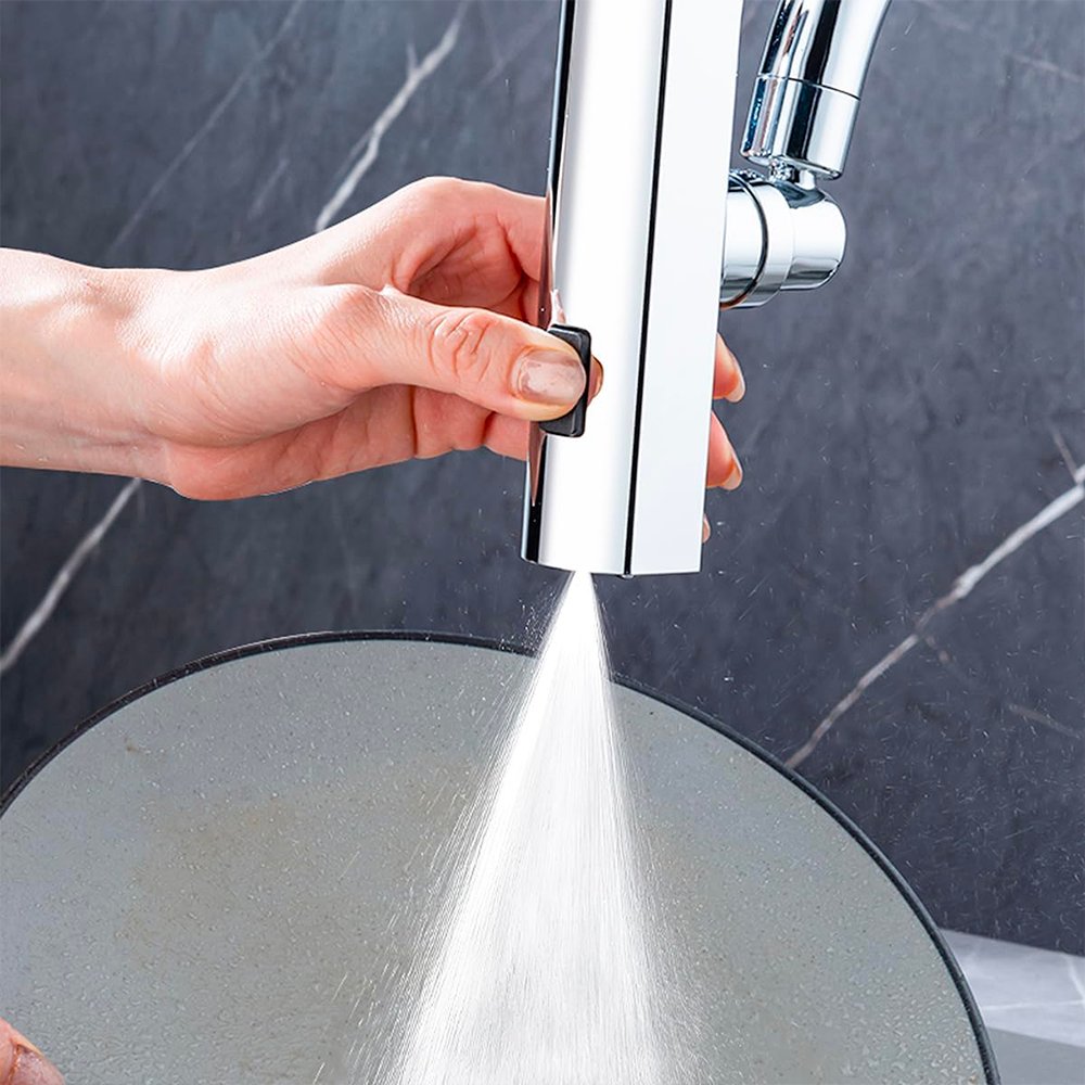 Rubinetto Girevole Universale 360° con Getti Multipli