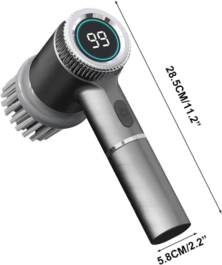 Spazzola Elettrica Senza Fili con Display LED