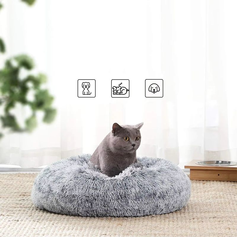 Letto per Cani in Cotone con Cuscino Rimovibile Lavabile