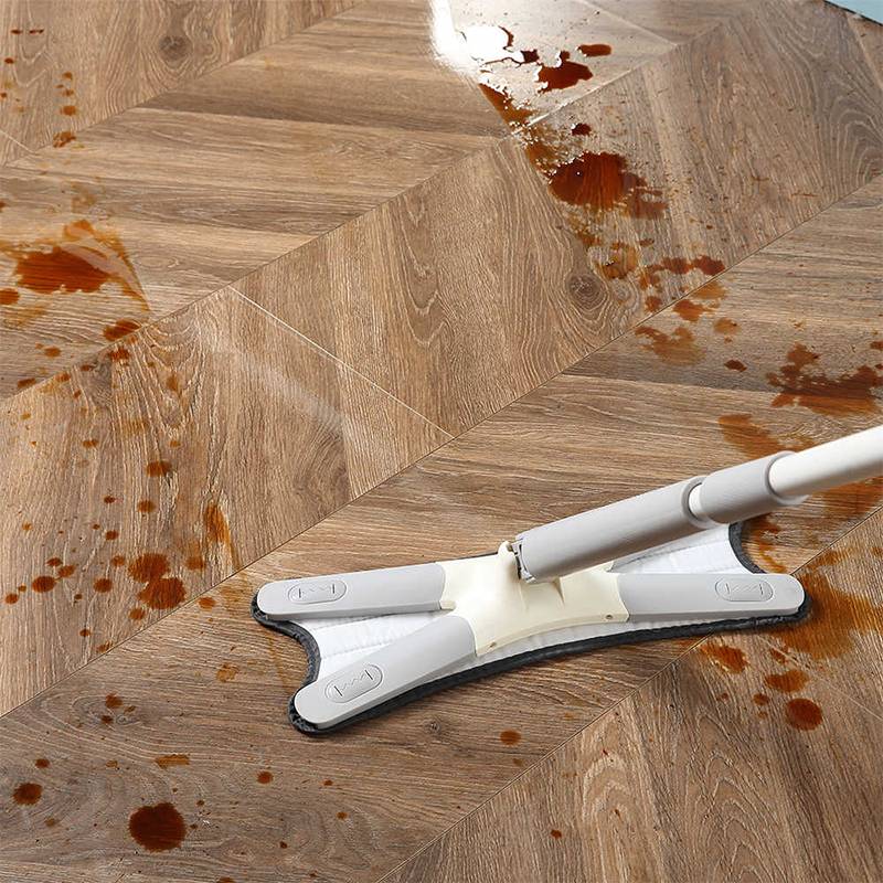Mop Auto-Strizzante Rotante con Testa in Microfibra