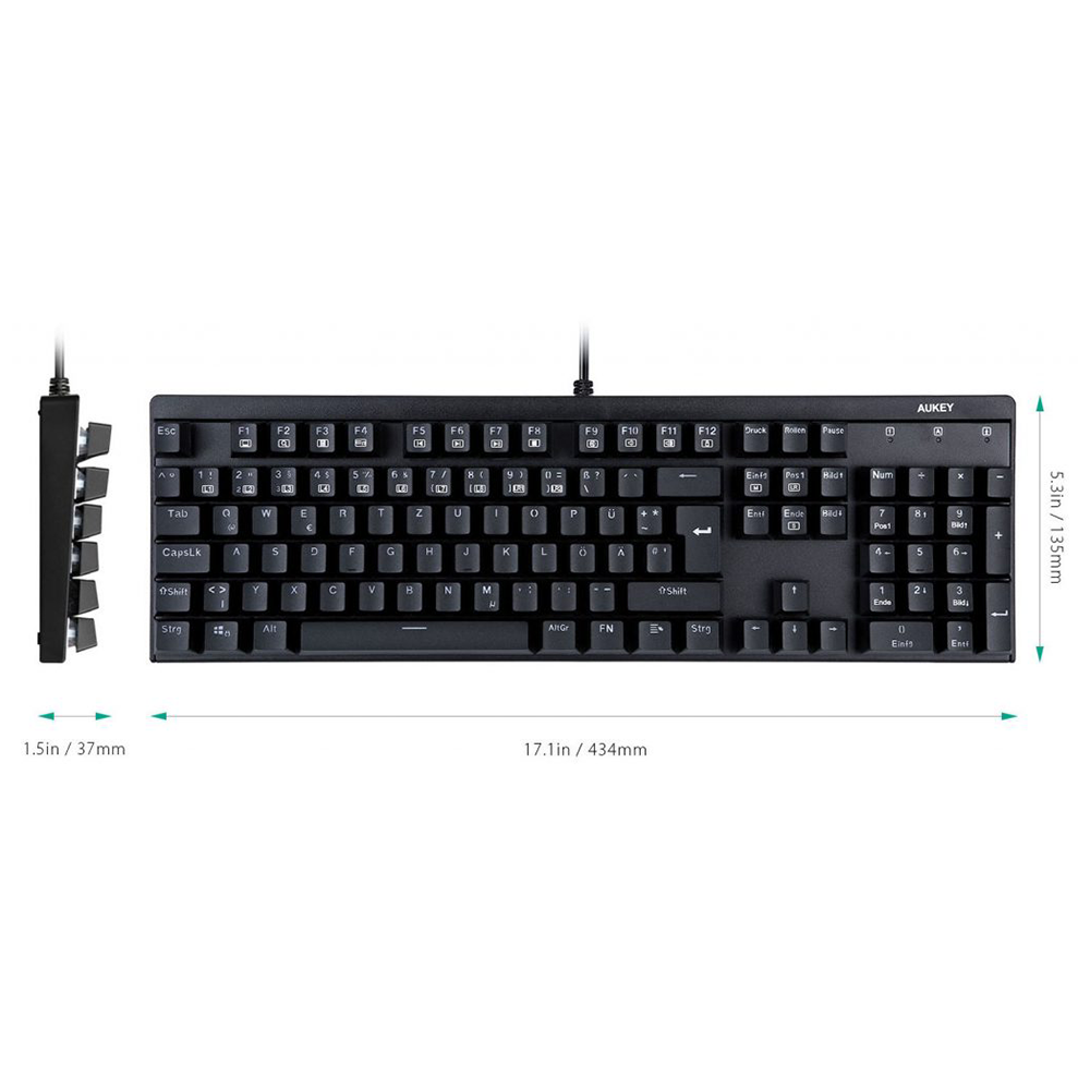 Tastiera Meccanica Gaming USB con LED