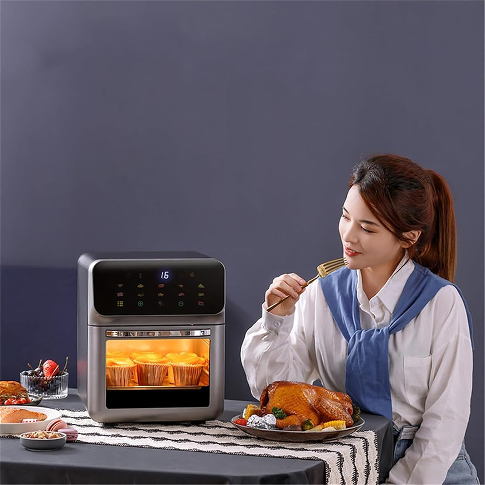 Friggitrice ad Aria 12 Litri con Touchscreen e Funzione 4 in 1