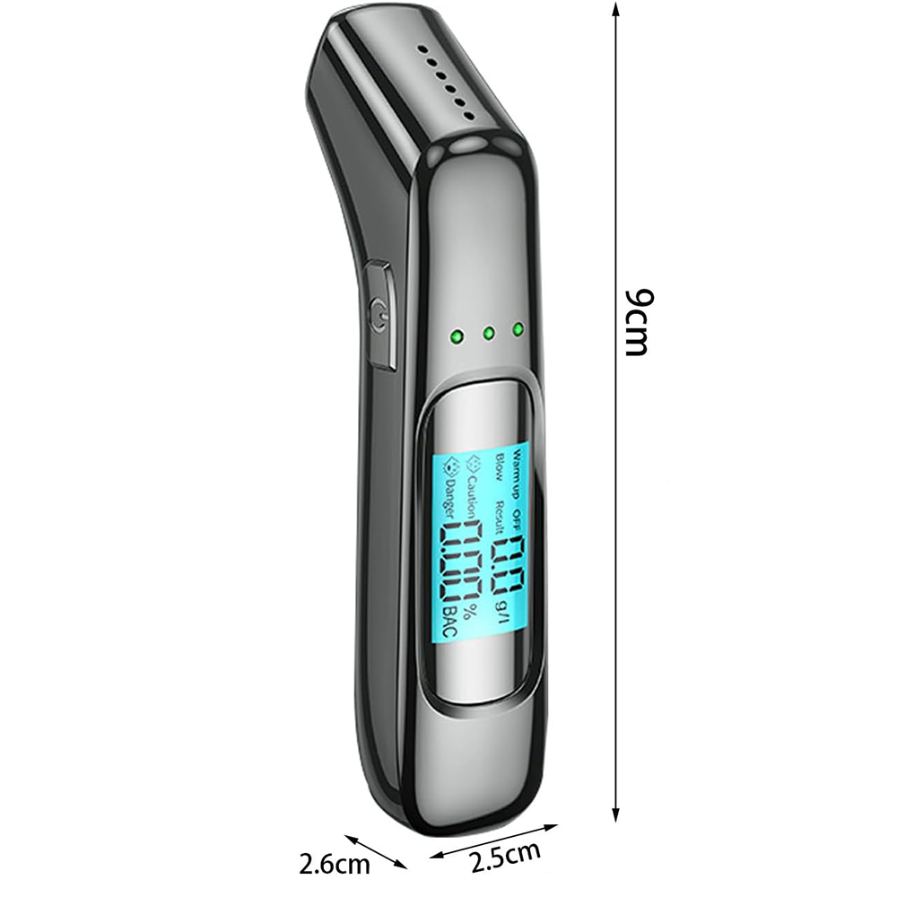 Etilometro Portatile Digitale Professionale con Display LCD