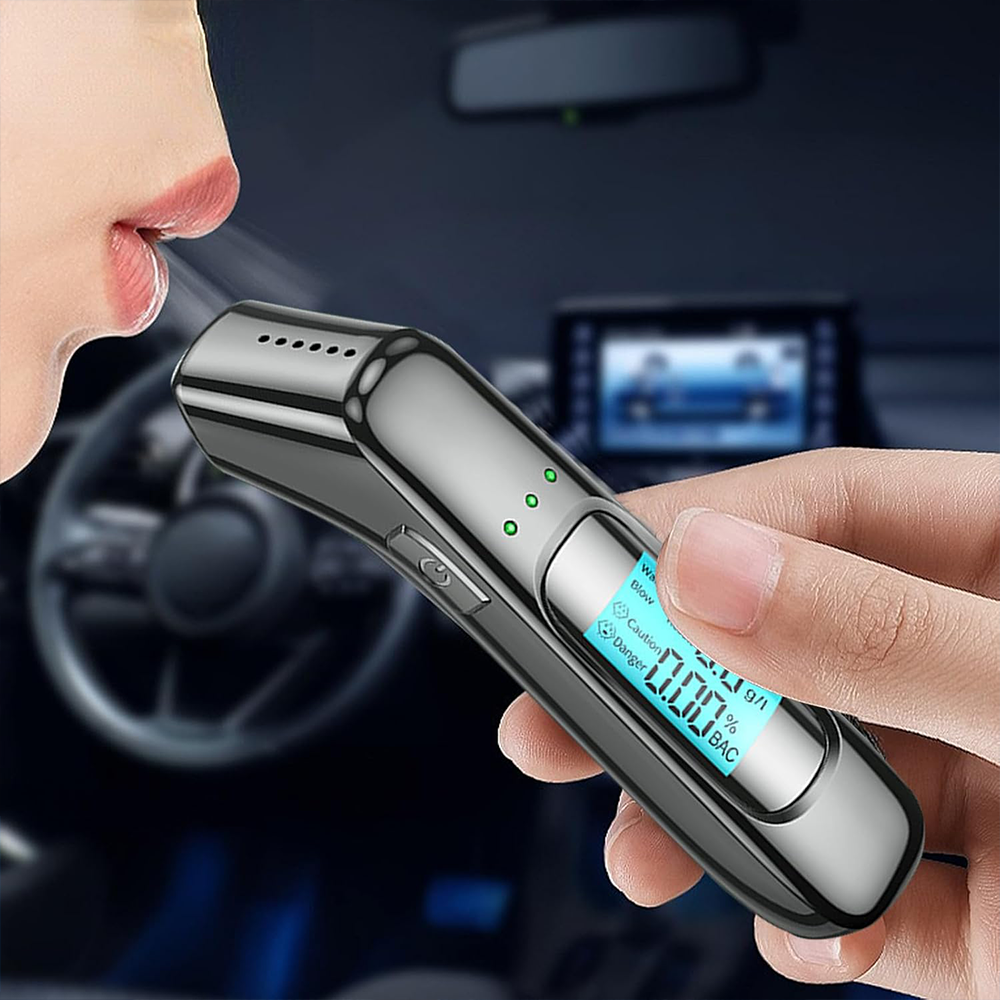 Etilometro Portatile Digitale Professionale con Display LCD