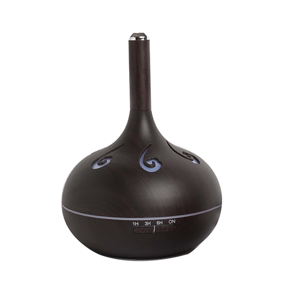 Diffusore di Aromi a Ultrasuoni con Design in Legno e LED