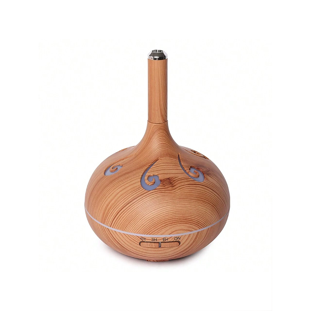 Diffusore di Aromi a Ultrasuoni con Design in Legno e LED