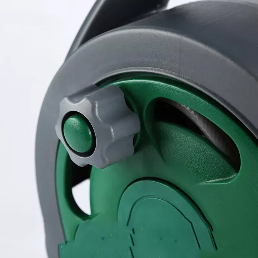 Avvolgitubo Giardino e Lavaggio Auto 12m con Tubo in PVC Flessibile