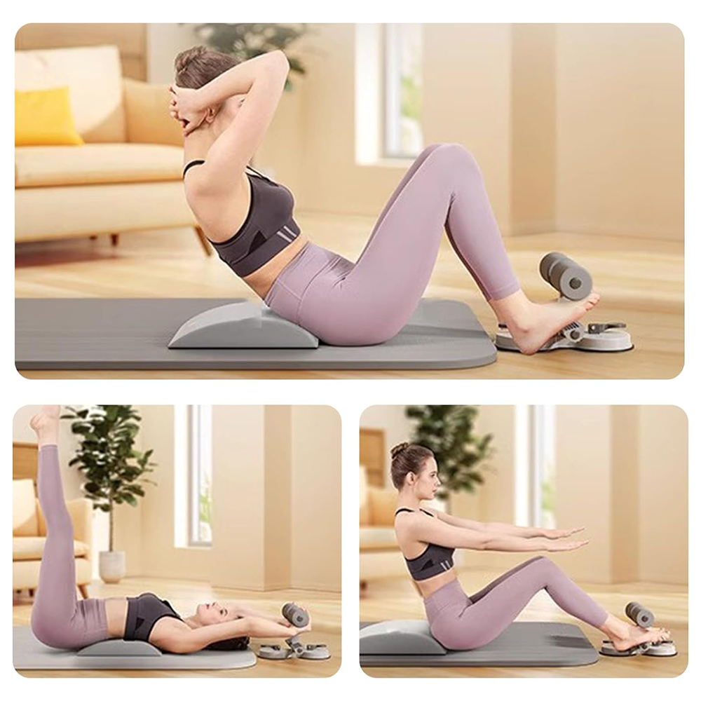 Barra Sit Up con Doppia Ventosa e Corda Elastica