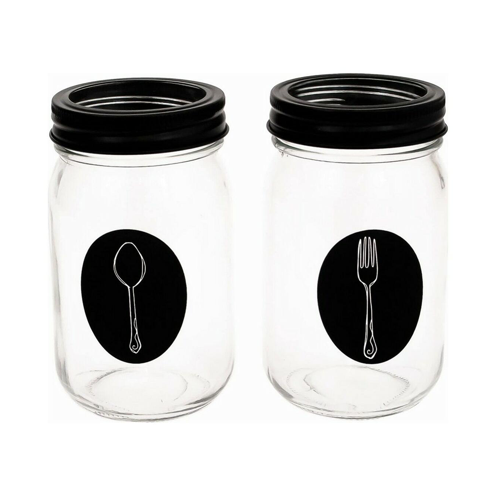 Barattoli Porta Utensili da Cucina in Vetro