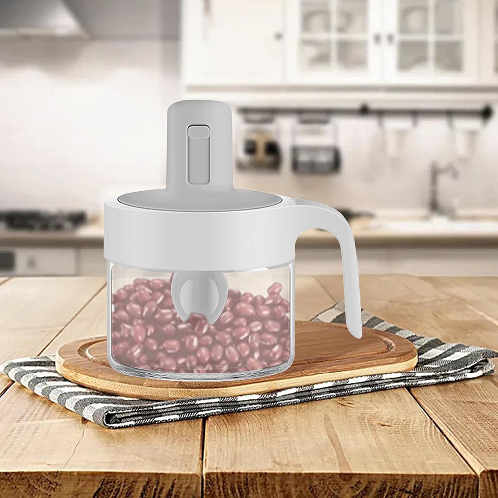 Barattolo Ermetico con Cucchiaino Integrato