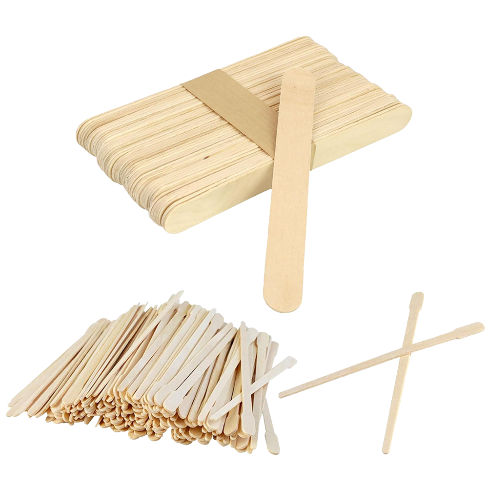 Applicatori per Depilazione Professionale in Legno – Spatole e Bastoncini Ceretta