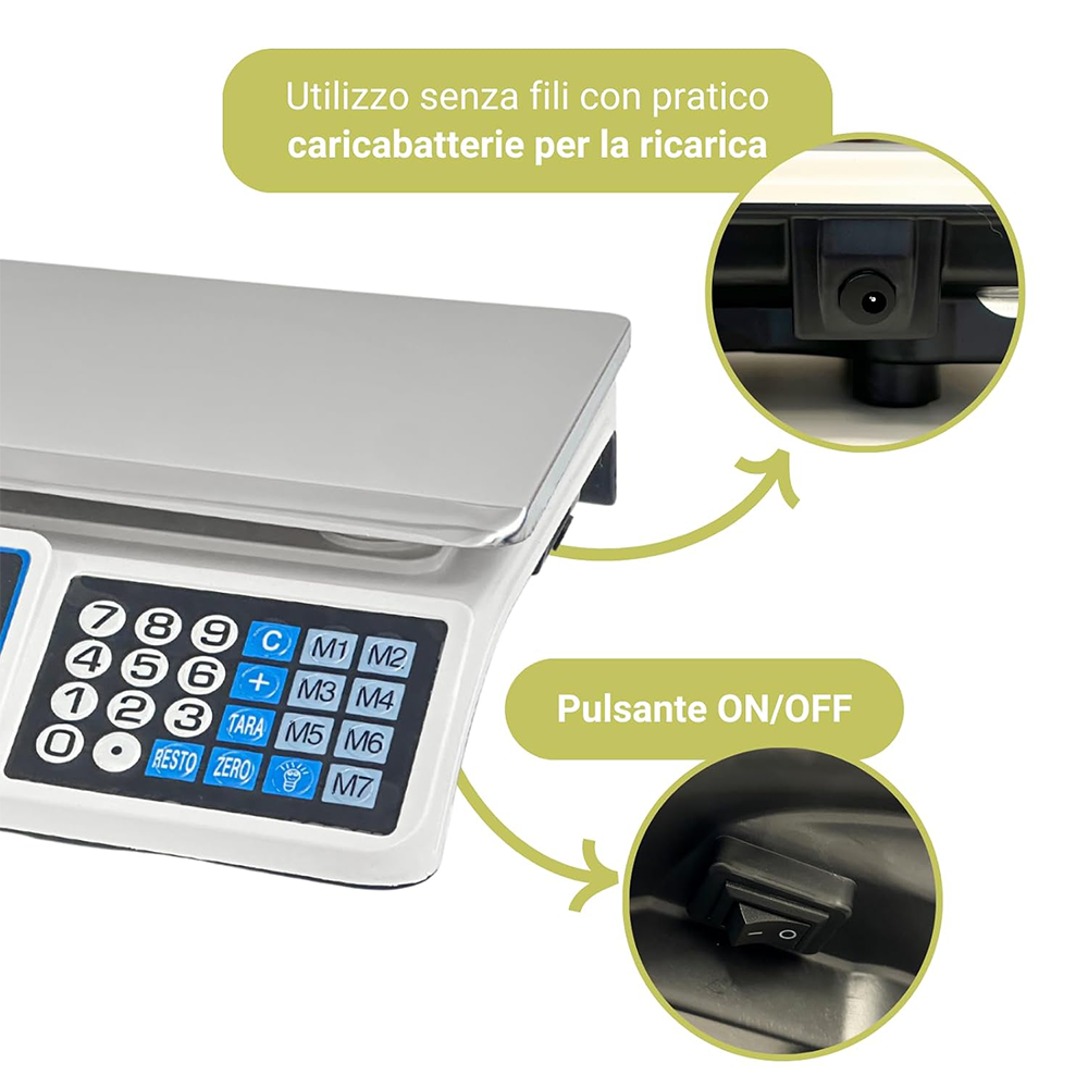 Bilancia Elettronica Professionale Pro Scale 40kg