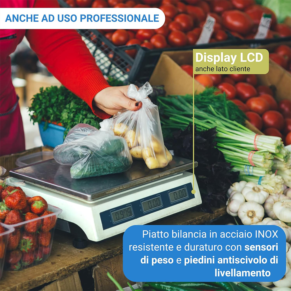 Bilancia Elettronica Professionale Pro Scale 40kg