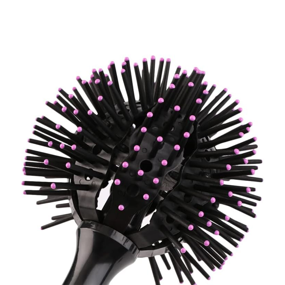Spazzola Tonda 3D per Capelli Morbidi, Lucenti e Senza Nodi