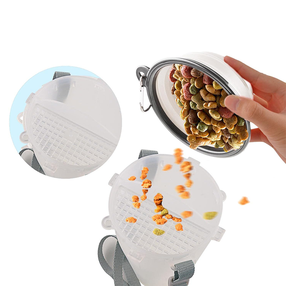Borraccia Cibo Acqua Cane 3 in 1 Compatta