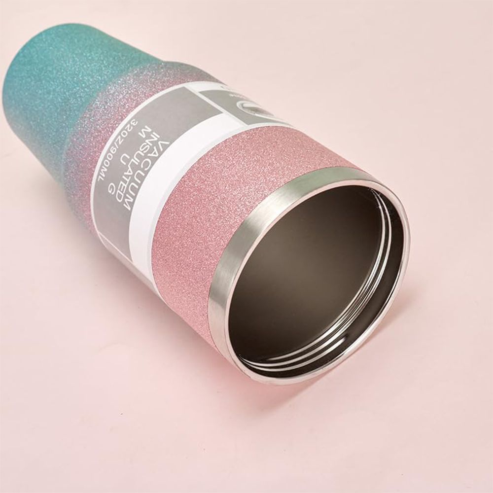 ThermoSip - Borraccia Termica 900ml con Cannuccia in Acciaio Inox