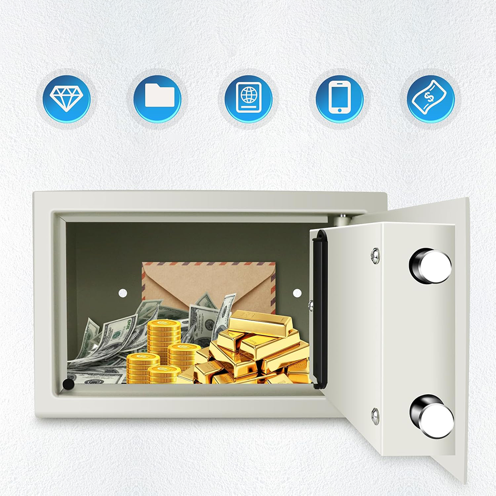 Cassaforte Digitale da Casa e Ufficio con PIN e Chiavi di Emergenza