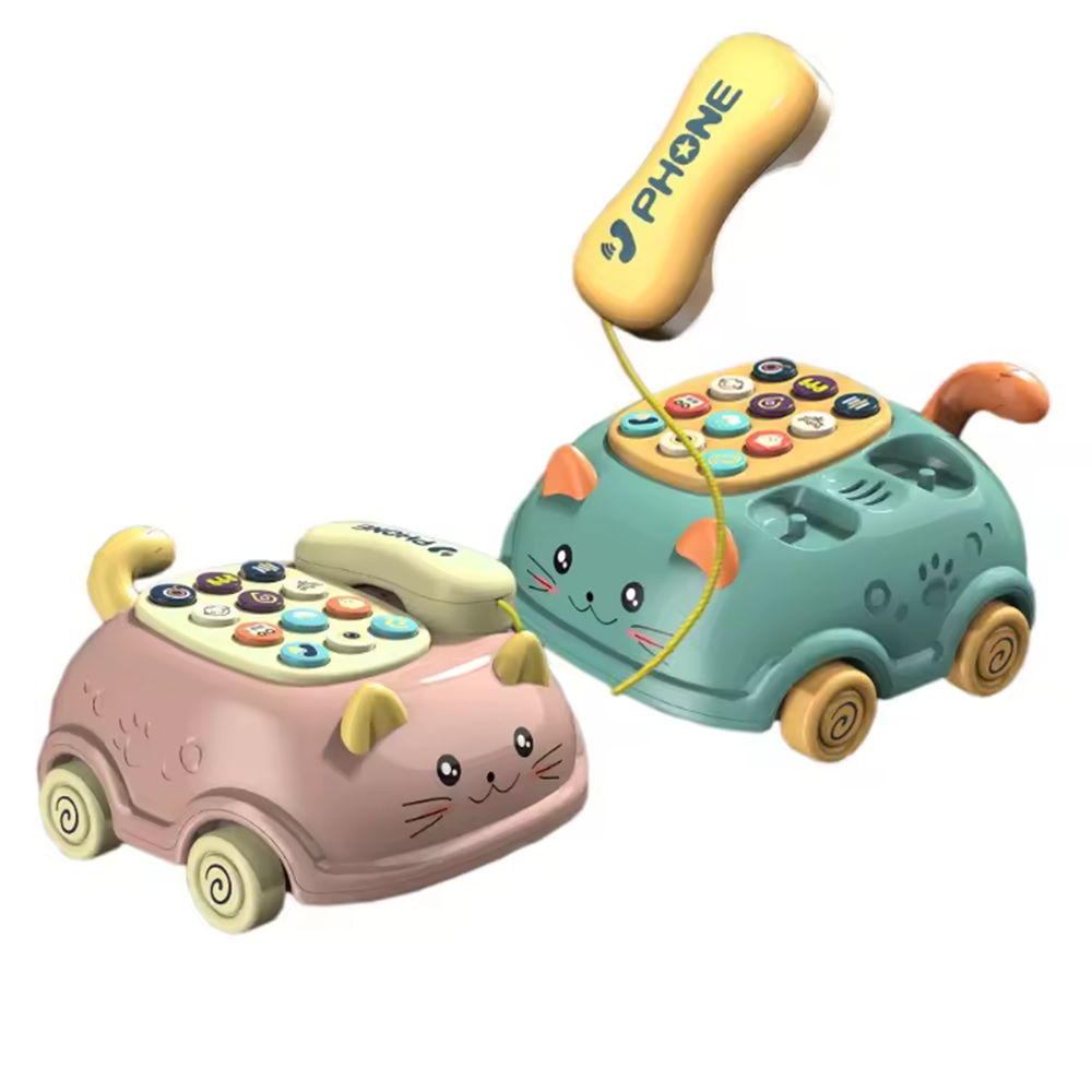 Telefono Interattivo per Bambini a Forma di Gattino