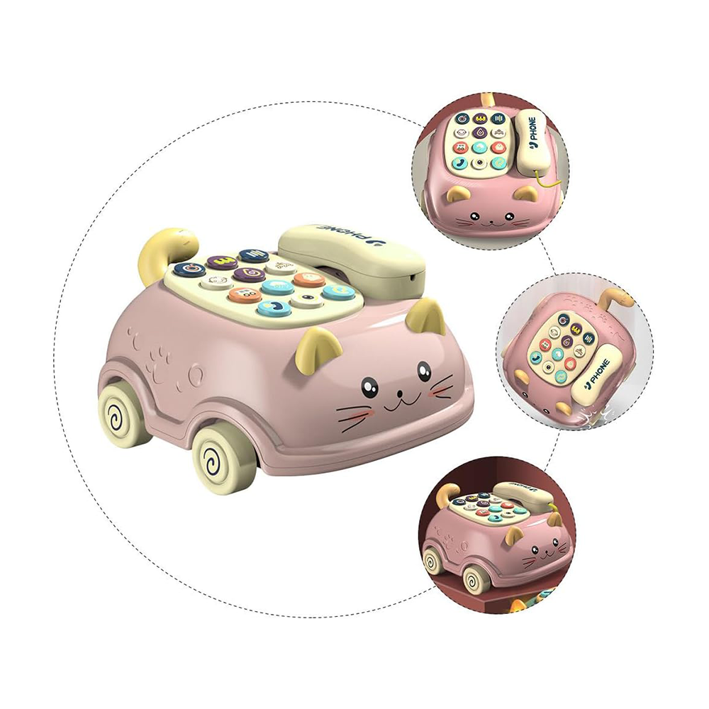 Telefono Interattivo per Bambini a Forma di Gattino