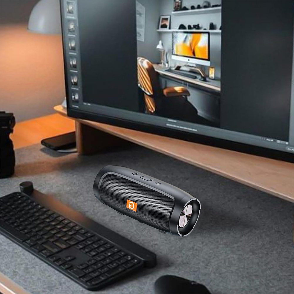Speaker Bluetooth Portatile 360° Audio Immersivo per Viaggi e Feste