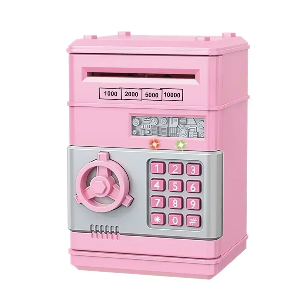 Salvadanaio Elettronico per Bambini con Password Sicura e Deposito Automatico Banconote