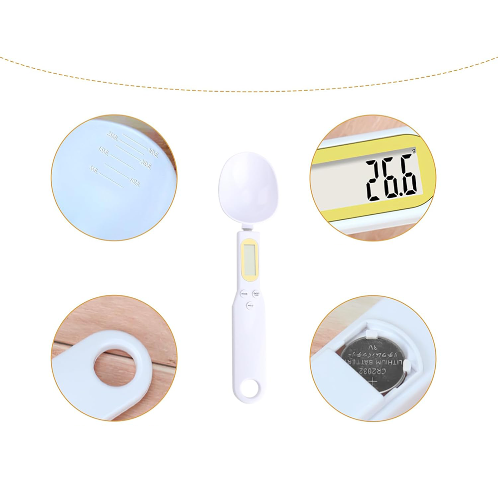 Bilancia Digitale a Cucchiaio 500g con Precisione 0,1g