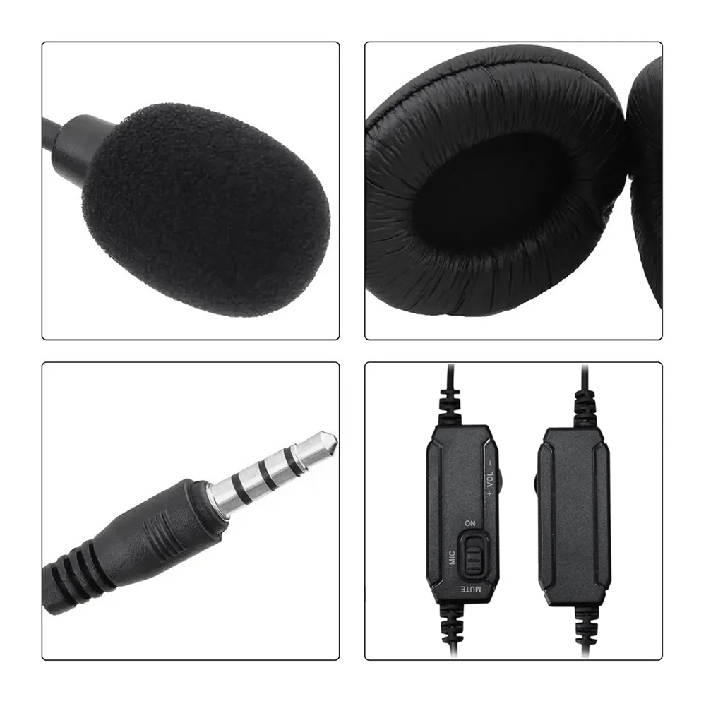Cuffie da Gaming Over-Ear con Microfono Compatibili PS4 e Xbox One